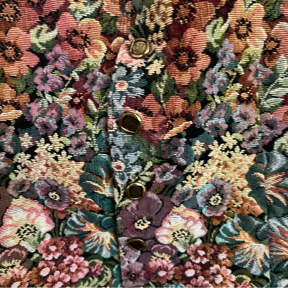 Vintage 90s tapestry vest - Picture 5 of 6